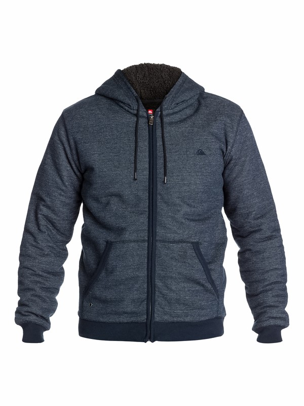 quiksilver, Major Sherpa Zip Hoodie, NAVY BLAZER (byj0) 0 Major Sherpa Zip Hoodie EQYFT03005 Quiksilver