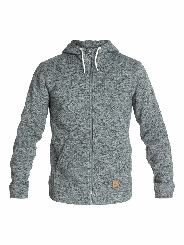 quiksilver, Keller Zip Hoodie, MEDIUM GREY HEATHER (kpwh) 0 Keller Zip Hoodie EQYFT03022 Quiksilver