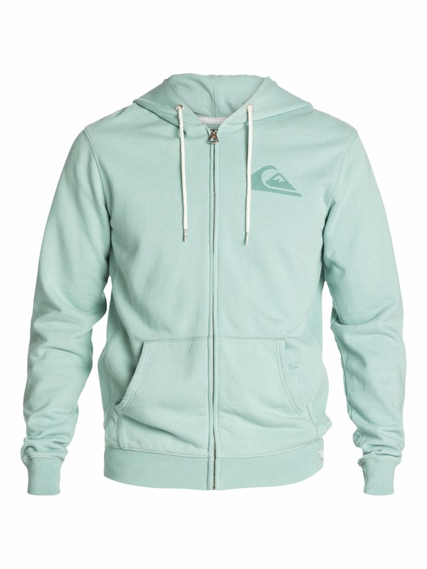 quiksilver, The Zip Through Zip Hoodie, BLUE SURF (bhb0) 0 The Zip Through Zip Hoodie EQYFT03034 Quiksilver