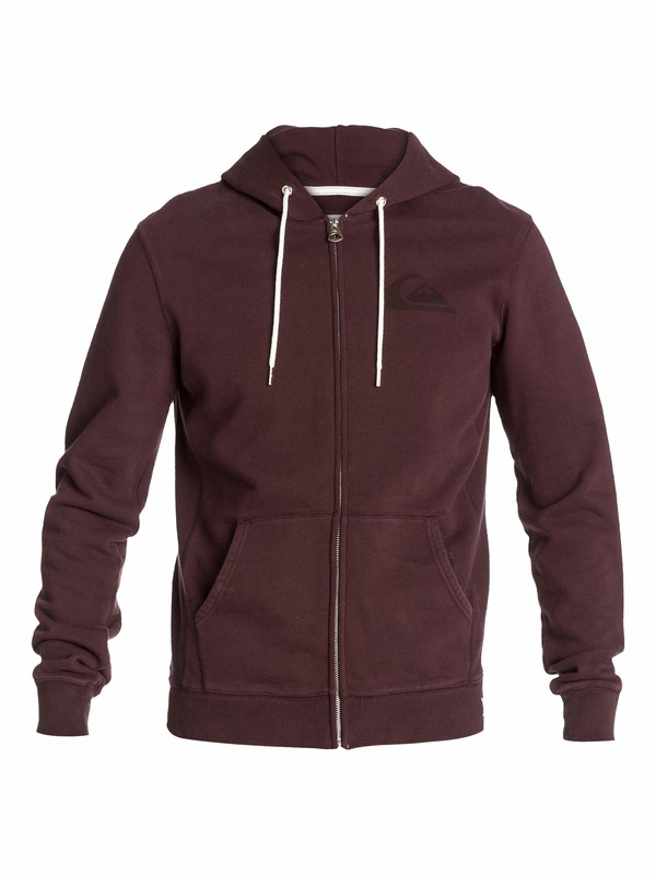 quiksilver, The Zip Through, FUDGE (rst0) 0 The Zip Through EQYFT03034 Quiksilver