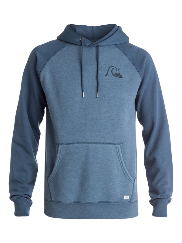 quiksilver, Cormorant Pullover Hoodie, DARK DENIM (brq0) 0 Cormorant Pullover Hoodie EQYFT03083 Quiksilver