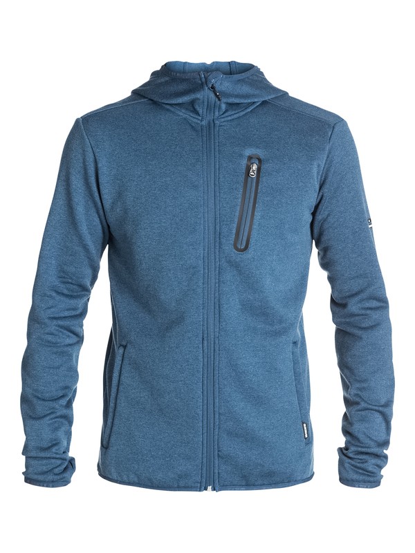 quiksilver, Preston Zip-Up Fleece, DARK DENIM (brq0) 0 Preston Zip-Up Fleece EQYFT03155 Quiksilver
