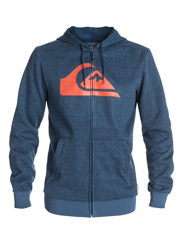 quiksilver, M&W Zip-Up Hoodie, DARK DENIM (brq0) 0 M&W Zip-Up Hoodie EQYFT03164 Quiksilver