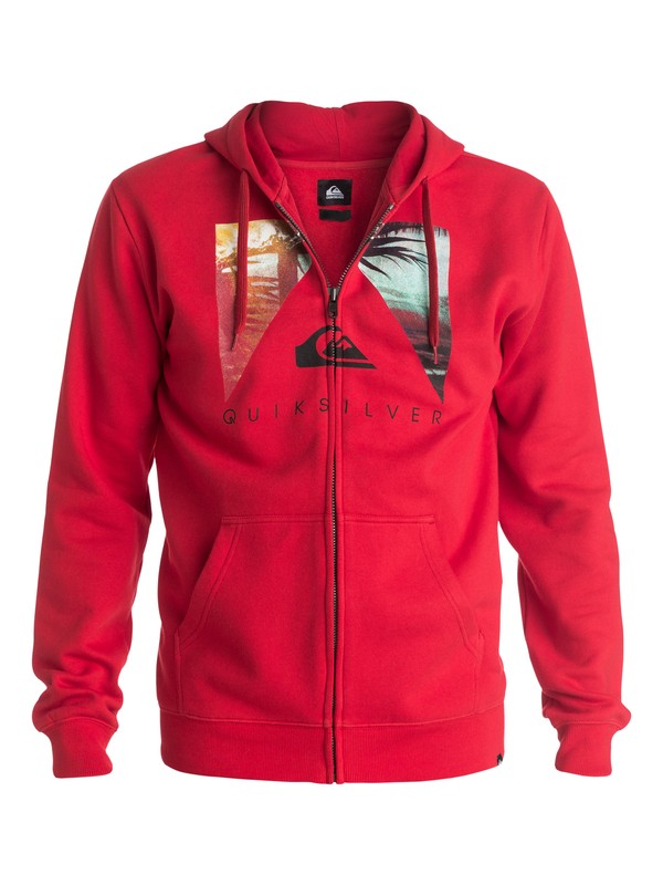 quiksilver, Vanishing Point - Sweat à capuche zipé, QUIK RED (rqr0) 0 Vanishing Point - Sweat à capuche zipé EQYFT03231 Quiksilver
