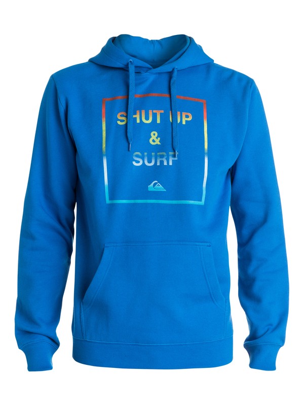 quiksilver, Shut Up And Surf - Sweat à capuche, VICTORIA BLUE (bqn0) 0 Shut Up And Surf - Sweat à capuche EQYFT03234 Quiksilver