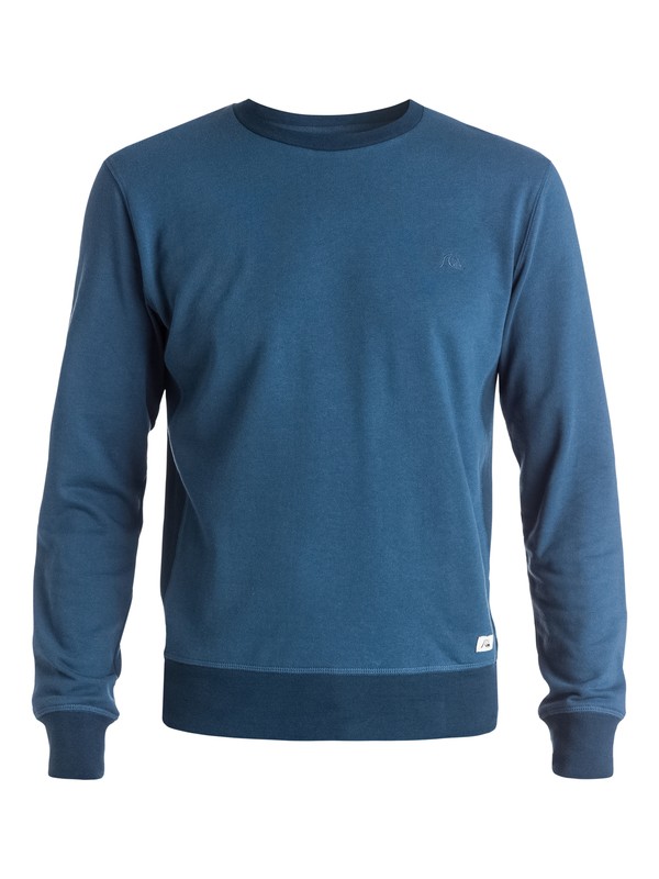 quiksilver, Essential Crew - Sweatshirt, DARK DENIM (brq0) 0 Essential Crew - Sweatshirt EQYFT03288 Quiksilver