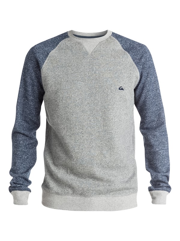 quiksilver, Rio Negro Crew - Sweatshirt, NAVY BLAZER HEATHER (byjh) 0 Rio Negro Crew - Sweatshirt EQYFT03300 Quiksilver