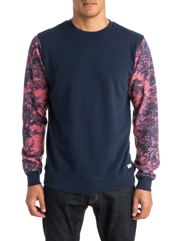 quiksilver, Highway Coast - Sweatshirt, NAVY BLAZER (byj0) 0 Highway Coast - Sweatshirt EQYFT03341 Quiksilver