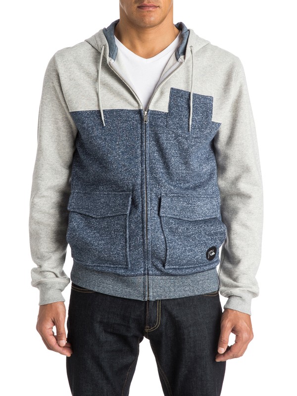 quiksilver, Dark Voices - Sweat à capuche zippé, NAVY BLAZER (byj0) 0 Dark Voices - Sweat à capuche zippé EQYFT03344 Quiksilver