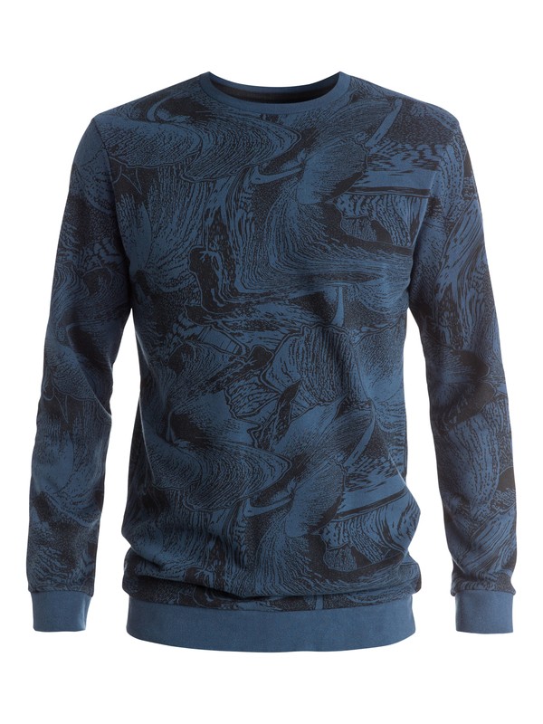 quiksilver, Dark Trip Crew - Sweatshirt, ANTHRACITE (kvj0) 0 Dark Trip Crew - Sweatshirt EQYFT03345 Quiksilver