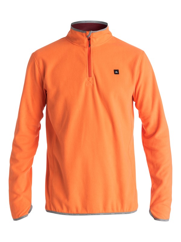 quiksilver, Aker - Polaire technique demi zip, FLAME (nmj0) 0 Aker - Polaire technique demi zip Orange EQYFT03374 Quiksilver