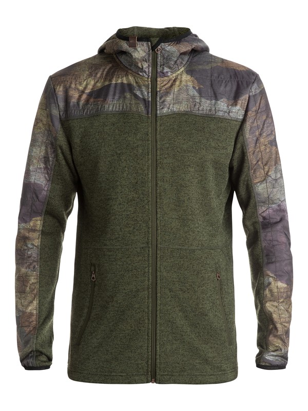 quiksilver, Lodge - Sweat à capuche technique zippé, FOREST NIGHT (csn0) 0 Lodge - Sweat à capuche technique zippé EQYFT03390 Quiksilver