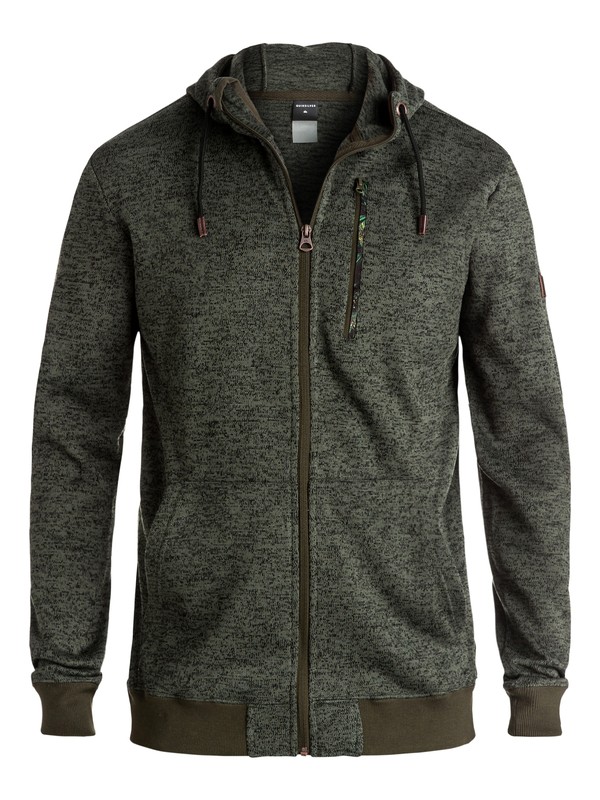 quiksilver, Trapper - Sweat à capuche technique zippé, FOREST NIGHT (csn0) 0 Trapper - Sweat à capuche technique zippé EQYFT03392 Quiksilver