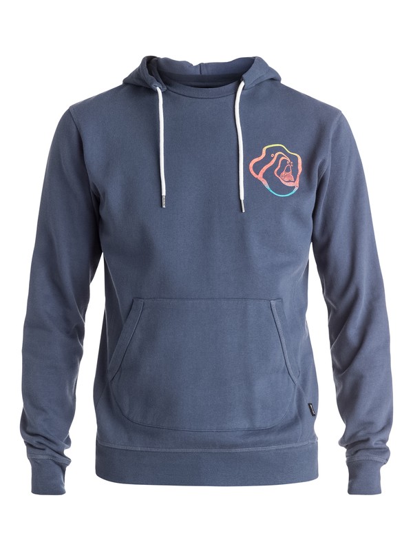 quiksilver, Warped Logo - Sweat à capuche, NIGHTSHADOW BLUE (bpt0) 0 Warped Logo - Sweat à capuche EQYFT03424 Quiksilver