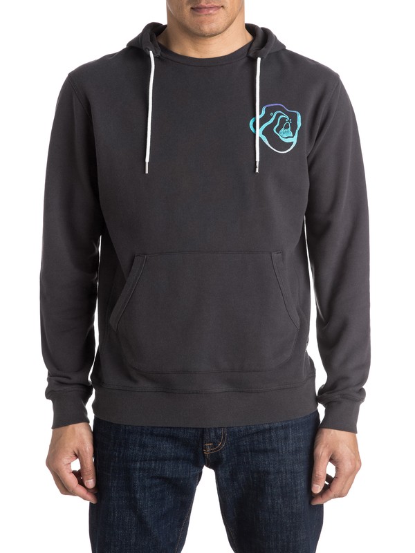 quiksilver, Warped Logo Hoodie, TARMAC (kta0) 0 Warped Logo Hoodie EQYFT03424 Quiksilver