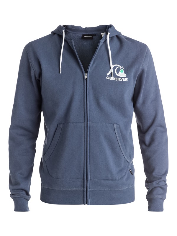 quiksilver, Bubble - Sweat à capuche zippé, NIGHTSHADOW BLUE (bpt0) 0 Bubble - Sweat à capuche zippé EQYFT03426 Quiksilver