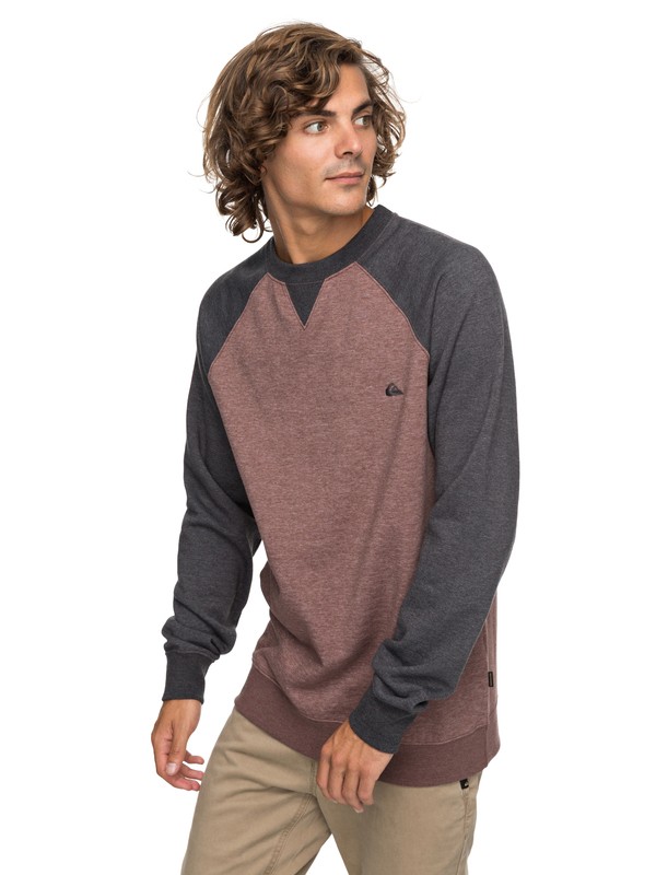 quiksilver, Everyday - Sudadera, MARRON HEATHER (cqdh) 0 Everyday - Sudadera Marron EQYFT03427 Quiksilver