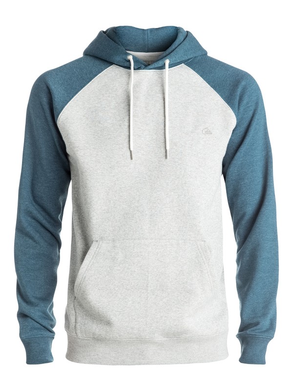 quiksilver, Everyday Sweatshirt, INDIAN TEAL HEATHER (bqkh) 0 Everyday Sweatshirt Blue EQYFT03428 Quiksilver