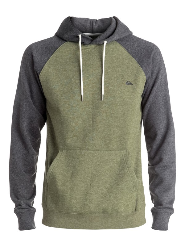quiksilver, Everyday Sweatshirt, FOUR LEAF CLOVER HEATHER (gphh) 0 Everyday Sweatshirt Green EQYFT03428 Quiksilver