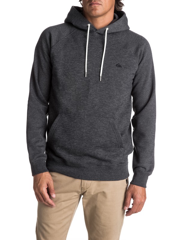 quiksilver, Everyday Sweatshirt, DARK GREY HEATHER (ktfh) 0 Everyday Sweatshirt Black EQYFT03428 Quiksilver