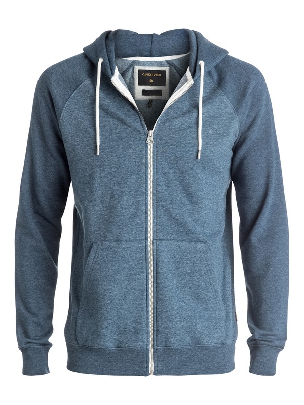quiksilver, Everyday - Sweat à capuche zippé, DARK DENIM HEATHER (brqh) 0 Everyday - Sweat à capuche zippé Bleu EQYFT03429 Quiksilver