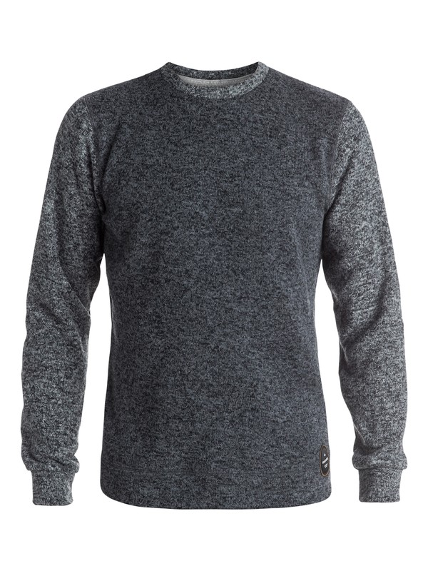 quiksilver, Keller - Sweat, TARMAC (kta0) 0 Keller - Sweat Noir EQYFT03435 Quiksilver
