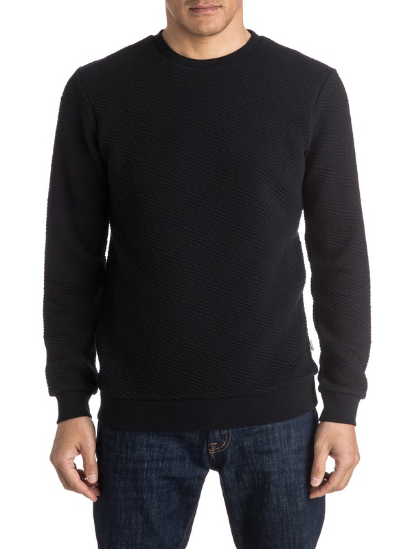 quiksilver, Up For Grabs - Sweat matelassé, BLACK (kvj0) 0 Up For Grabs - Sweat matelassé EQYFT03461 Quiksilver