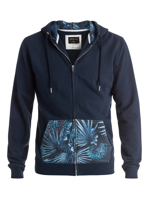 quiksilver, Decided Fate - Sweat à capuche zippé, NAVY BLAZER (byj0) 0 Decided Fate - Sweat à capuche zippé Bleu EQYFT03475 Quiksilver