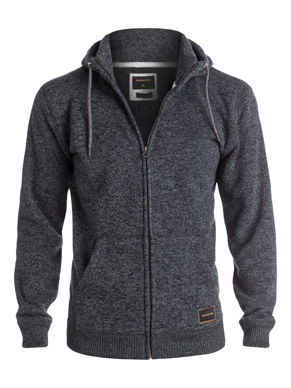 quiksilver, Keller Zip-Up Hoodie, TARMAC (kta0) 0 Keller Zip-Up Hoodie Black EQYFT03509 Quiksilver