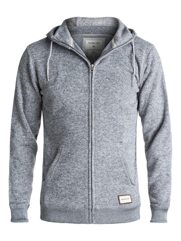 quiksilver, Keller - Sweat à capuche zippé, LIGHT GREY HEATHER (sgrh) 0 Keller - Sweat à capuche zippé Gris EQYFT03530 Quiksilver
