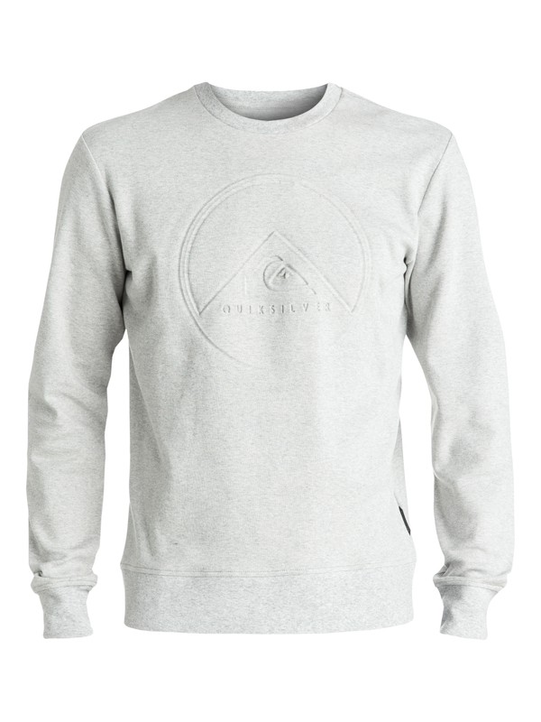 quiksilver, Ohsee - Sweat, LIGHT GREY HEATHER (lgh) 0 Ohsee - Sweat Gris EQYFT03549 Quiksilver