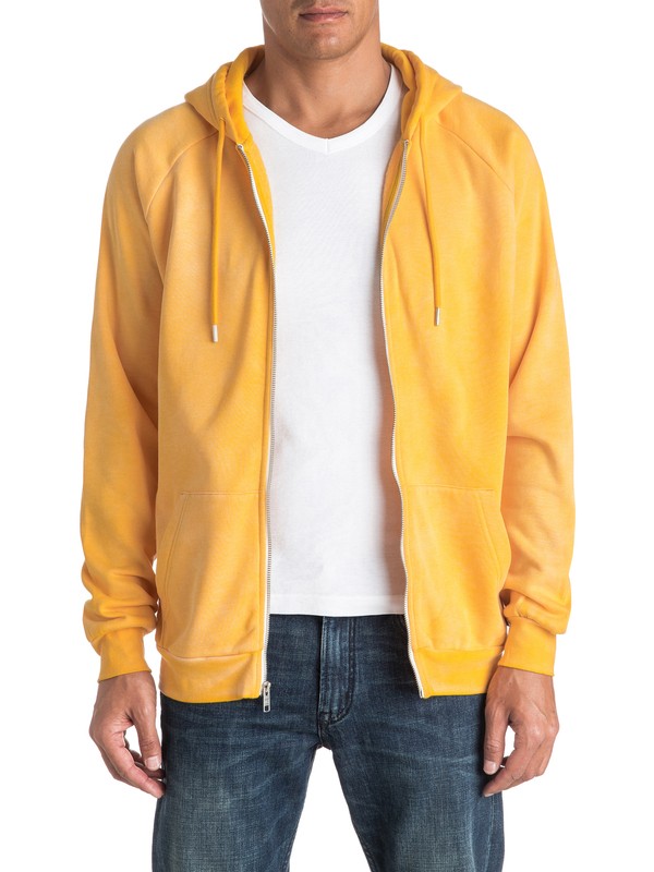 quiksilver, Culver Crest - Sweat à capuche zippé, ARTISANS GOLD (yjd0) 0 Culver Crest - Sweat à capuche zippé Jaune EQYFT03551 Quiksilver