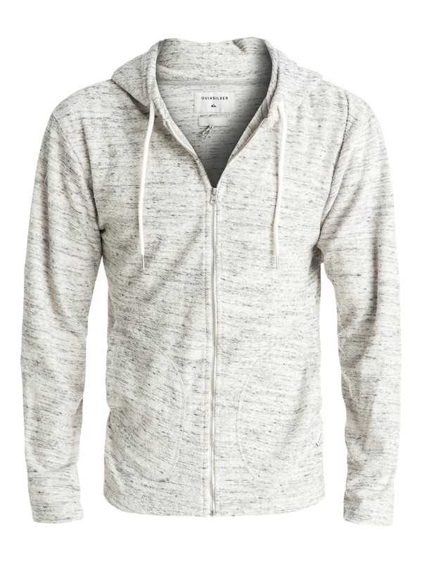 quiksilver, Zamora Zu - Sweat à capuche zippé, LIGHT GREY HEATHER (lgh) 0 Zamora Zu - Sweat à capuche zippé Gris EQYFT03552 Quiksilver