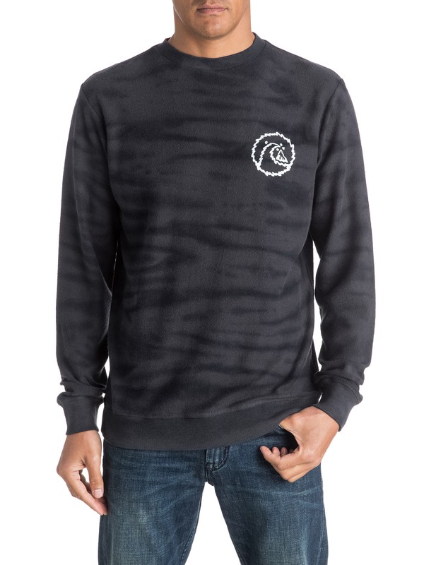 quiksilver, Mellow Out Sweatshirt, TARMAC (kta0) 0 Mellow Out Sweatshirt EQYFT03574 Quiksilver