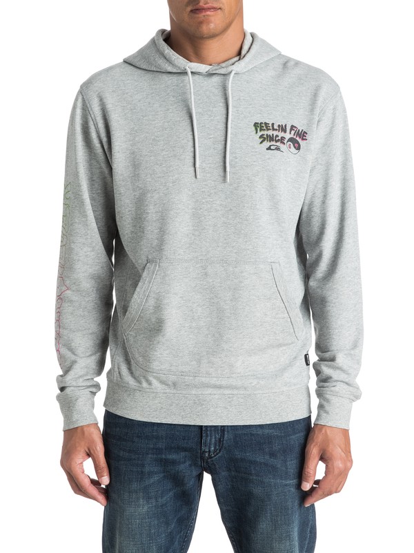 quiksilver, Feelin Fine - Sweat à capuche, LIGHT GREY HEATHER (lgh) 0 Feelin Fine - Sweat à capuche EQYFT03577 Quiksilver