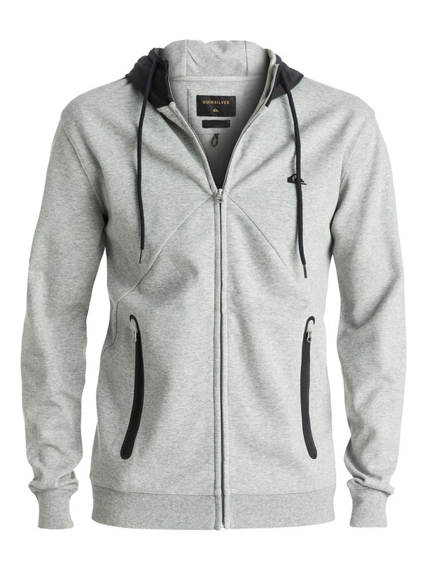 quiksilver, Active Nylon - Sweat à capuche zippé, LIGHT GREY HEATHER (sgrh) 0 Active Nylon - Sweat à capuche zippé EQYFT03598 Quiksilver
