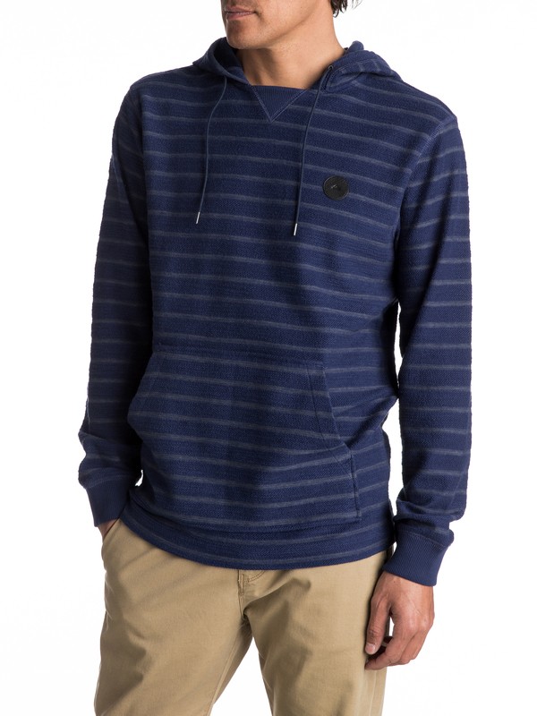 quiksilver, El Agutaya Sweatshirt, MEDIEVAL BLUE EL AGUTAYA STRIP (bte3) 0 El Agutaya Sweatshirt EQYFT03663 Quiksilver