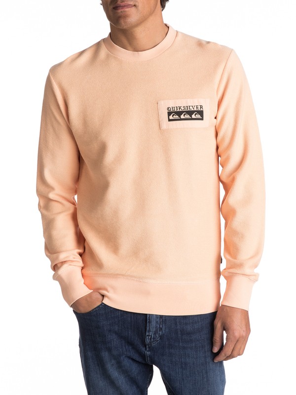 quiksilver, Spray Daze - Sweat, PEACH FUZZ (net0) 0 Spray Daze - Sweat EQYFT03680 Quiksilver