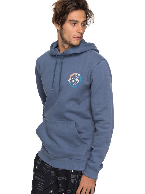 quiksilver, Authorized Dealers 1 Hoodie, VINTAGE INDIGO (byl0) 0 Authorized Dealers 1 Hoodie Blue EQYFT03748 Quiksilver