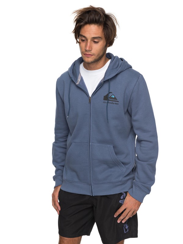 quiksilver, Authorized Dealers 2 Zip-Up Hoodie, VINTAGE INDIGO (byl0) 0 Authorized Dealers 2 Zip-Up Hoodie Blue EQYFT03749 Quiksilver