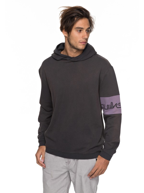 quiksilver, Wave Slide - Sweat à capuche, TARMAC (kta0) 0 Wave Slide - Sweat à capuche Noir EQYFT03823 Quiksilver