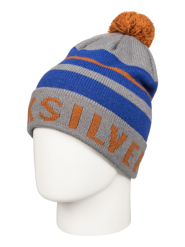 quiksilver, Summit - Bonnet à pompon, PUMPKIN SPICE (nzh0) 0 Summit - Bonnet à pompon Orange EQYHA03029 Quiksilver
