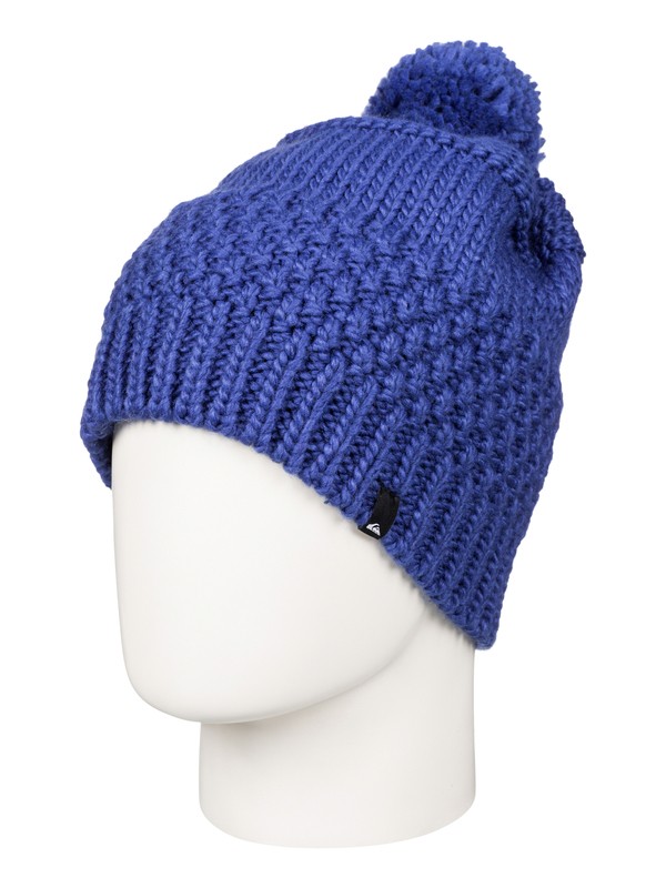 quiksilver, Planter - Bonnet à pompon, SODALITE BLUE (byb0) 0 Planter - Bonnet à pompon Bleu EQYHA03032 Quiksilver