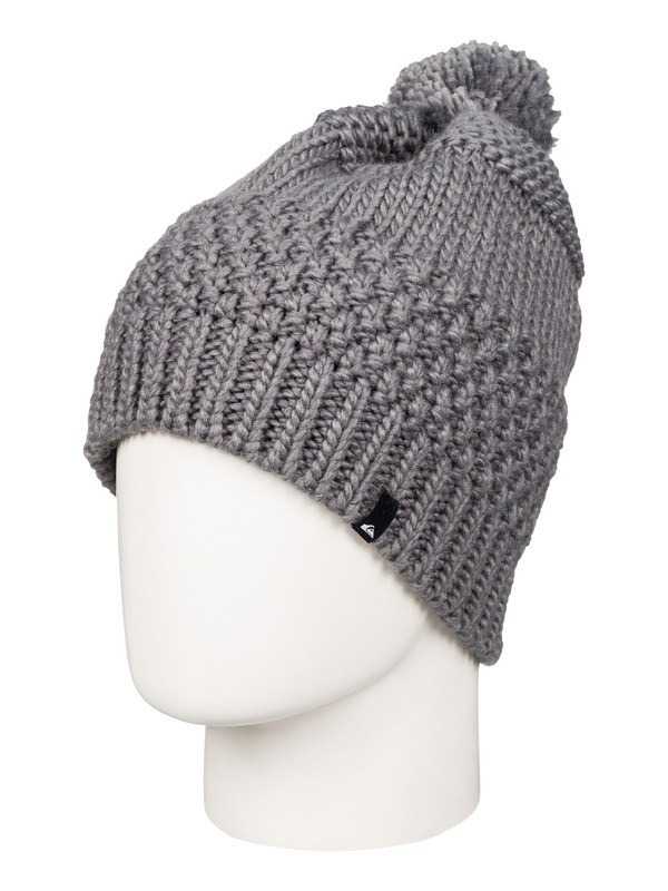quiksilver, Planter - Bonnet à pompon, QUIET SHADE (kze0) 0 Planter - Bonnet à pompon Noir EQYHA03032 Quiksilver