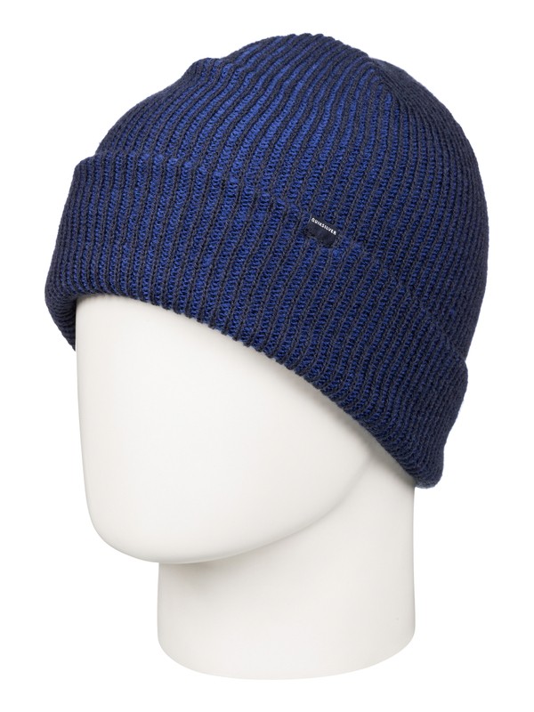 quiksilver, Preference Cuff Beanie, NAVY BLAZER (byj0) 0 Preference Cuff Beanie Blue EQYHA03034 Quiksilver
