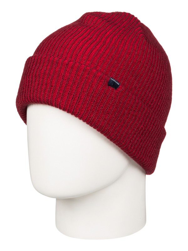 quiksilver, Preference Cuff Beanie, POMEGRANATE (rzg0) 0 Preference Cuff Beanie Red EQYHA03034 Quiksilver