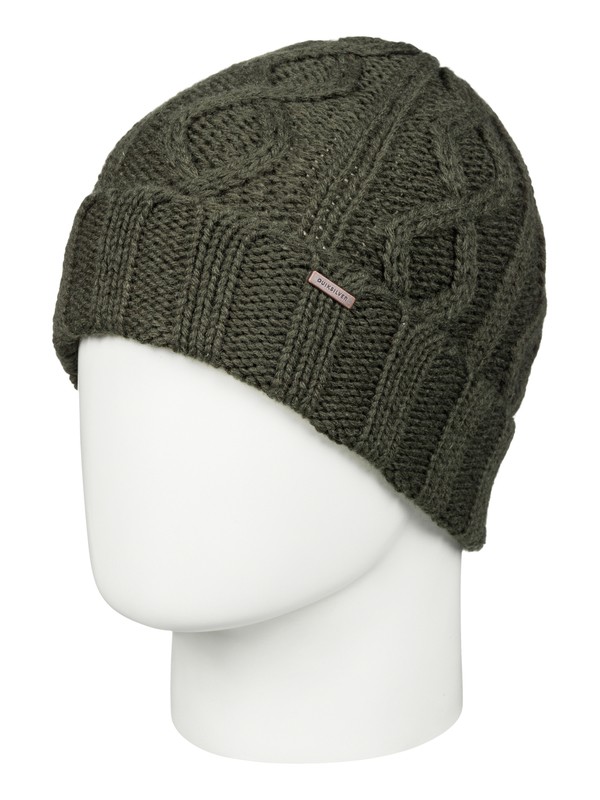 quiksilver, Merlu - Bonnet à revers, FOREST NIGHT (csn0) 0 Merlu - Bonnet à revers Marron EQYHA03040 Quiksilver