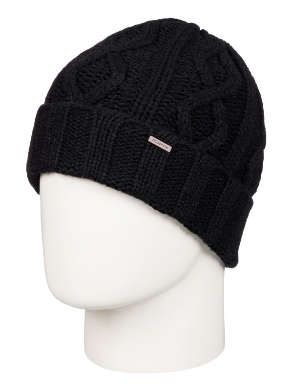 quiksilver, Merlu - Bonnet à revers, BLACK (kvj0) 0 Merlu - Bonnet à revers Noir EQYHA03040 Quiksilver
