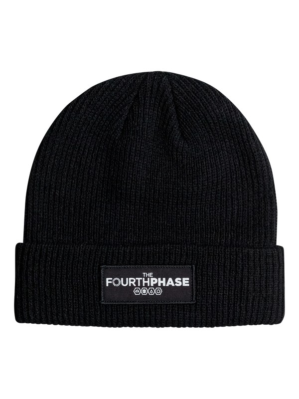 quiksilver, The Fourth Phase - Bonnet, BLACK (kvj0) 0 The Fourth Phase - Bonnet Noir EQYHA03058 Quiksilver