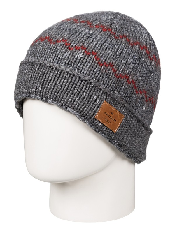 quiksilver, Nash - Beanie, GREY HEATHER (kpgh) 0 Nash - Beanie Schwarz EQYHA03069 Quiksilver